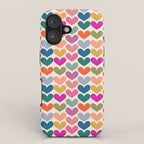 Colorful Heart Pattern  iPhone Case Gallery Image 1