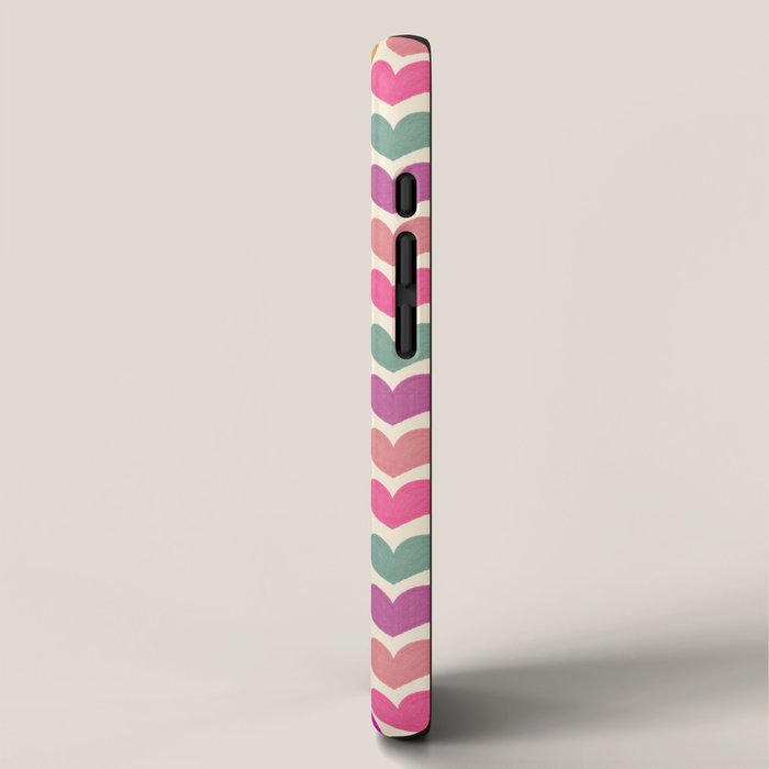 Colorful Heart Pattern  iPhone Case Gallery Image 2