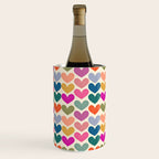 Colorful Heart Pattern  Wine Chiller Gallery Image 3