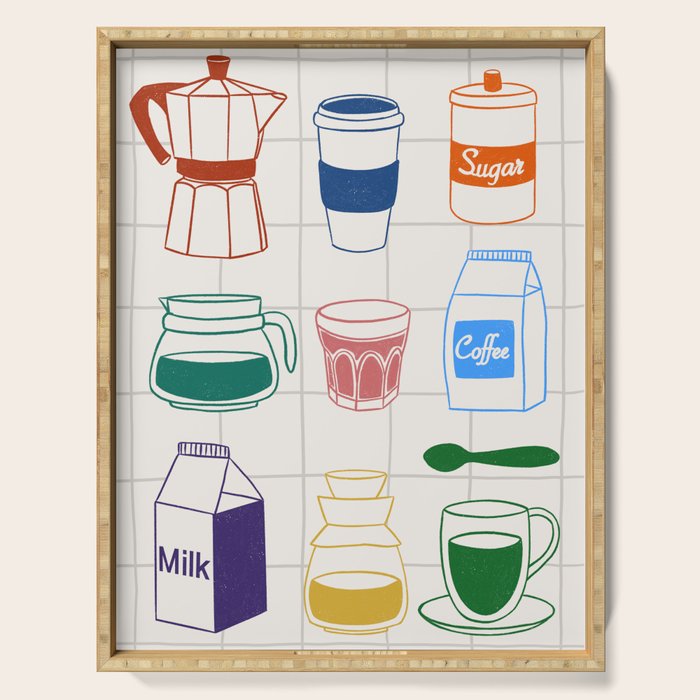 Cafe time Serving Tray Gallery Image 1