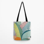 Banana leaves pastel colors Tote Bag Gallery Image 2