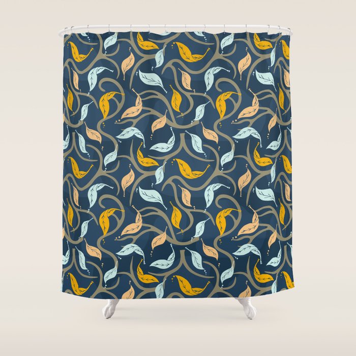 Midnight Fall Shower Curtain Gallery Image 1