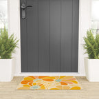 Sunny Flowers Floral Illustration Welcome Mat Gallery Image 3