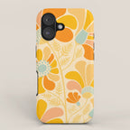 Sunny Flowers Floral Illustration iPhone Case Gallery Image 1
