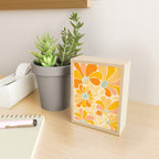 Sunny Flowers Floral Illustration Mini Art Print Gallery Image 2