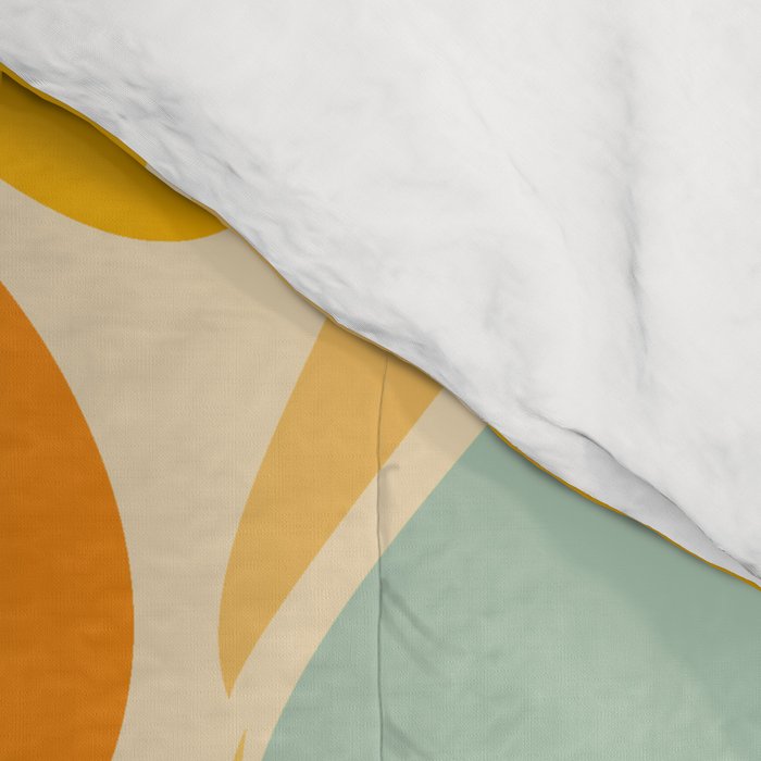 Sunny Flowers Floral Illustration Comforter Gallery Image 4