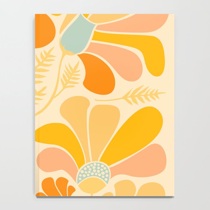 Sunny Flowers Floral Illustration Notebook Gallery Image 4