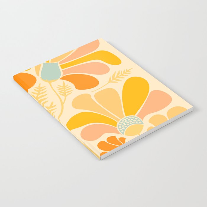 Sunny Flowers Floral Illustration Notebook Gallery Image 2
