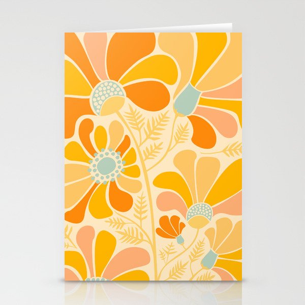 Sunny Flowers Floral Illustration Stationery Card Gallery Image 2