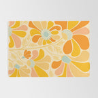 Sunny Flowers Floral Illustration Rug Gallery Image 2