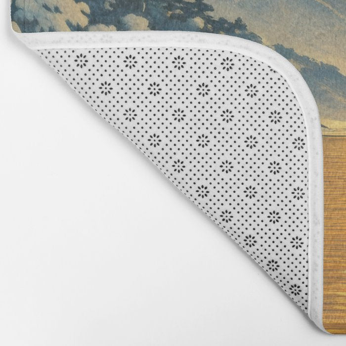 The Morning after the Blizzard in Nishigi Bath Mat Gallery Image 2