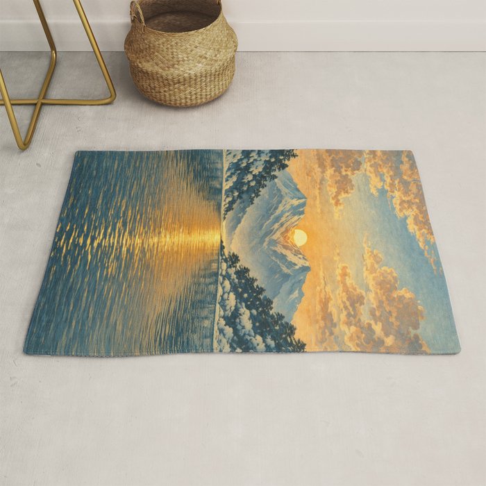 The Morning after the Blizzard in Nishigi Rug Gallery Image 1