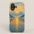 The Morning after the Blizzard in Nishigi iPhone Case Gallery Image 1