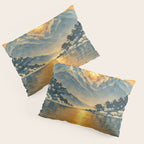 The Morning after the Blizzard in Nishigi Pillow Sham Gallery Image 3