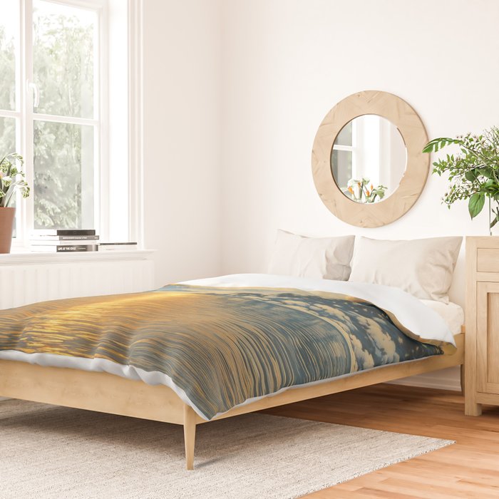 The Morning after the Blizzard in Nishigi Duvet Cover Gallery Image 2