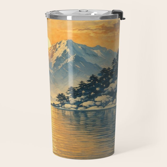 The Morning after the Blizzard in Nishigi Travel Mug Gallery Image 2