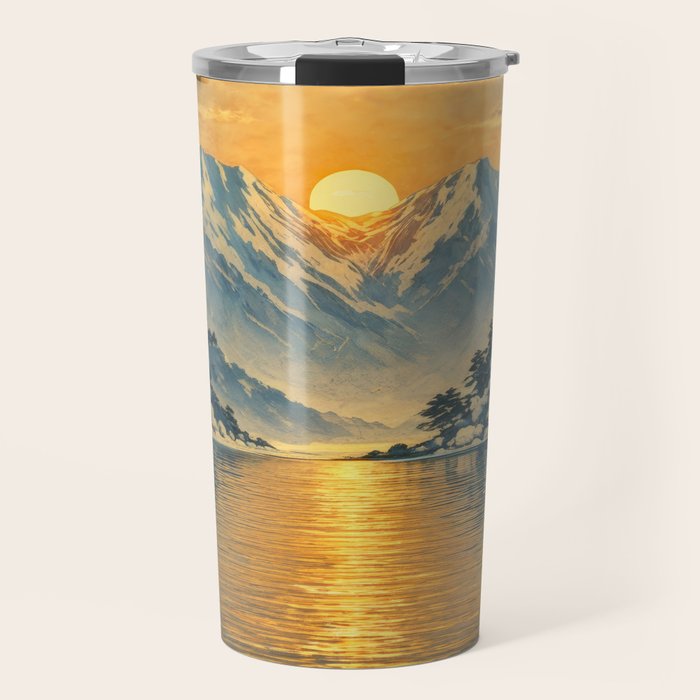 The Morning after the Blizzard in Nishigi Travel Mug Gallery Image 1