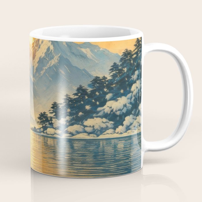 The Morning after the Blizzard in Nishigi Coffee Mug Gallery Image 1
