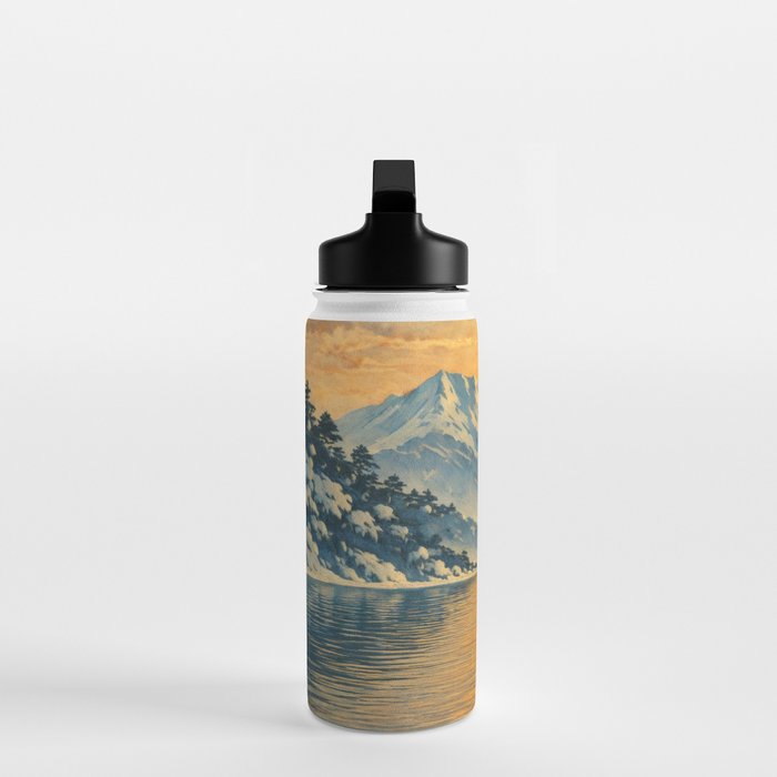 The Morning after the Blizzard in Nishigi Water Bottle Gallery Image 3