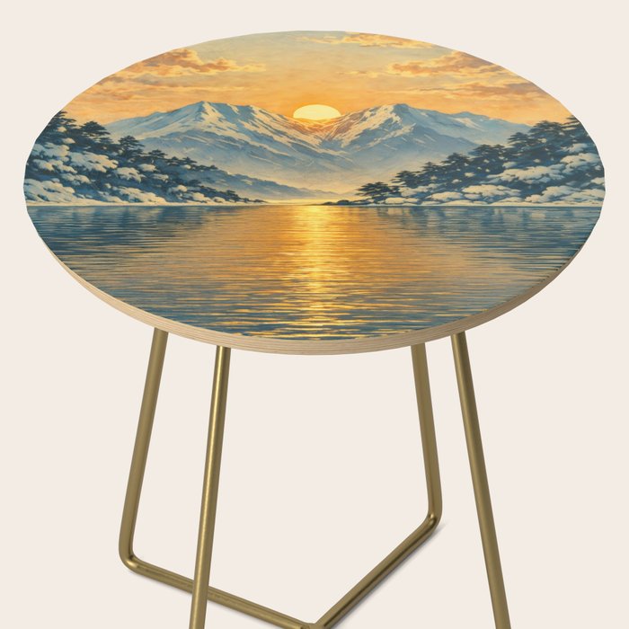 The Morning after the Blizzard in Nishigi Side Table Gallery Image 2