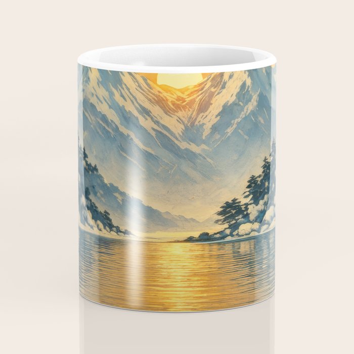 The Morning after the Blizzard in Nishigi Coffee Mug Gallery Image 4