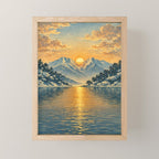 The Morning after the Blizzard in Nishigi Mini Art Print Gallery Image 1