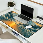 The Morning after the Blizzard in Nishigi Desk Mat Gallery Image 2