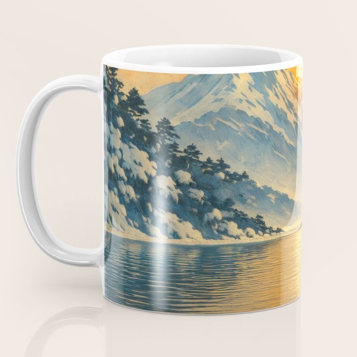 The Morning after the Blizzard in Nishigi Coffee Mug Gallery Image 3