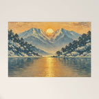 The Morning after the Blizzard in Nishigi Welcome Mat Gallery Image 1