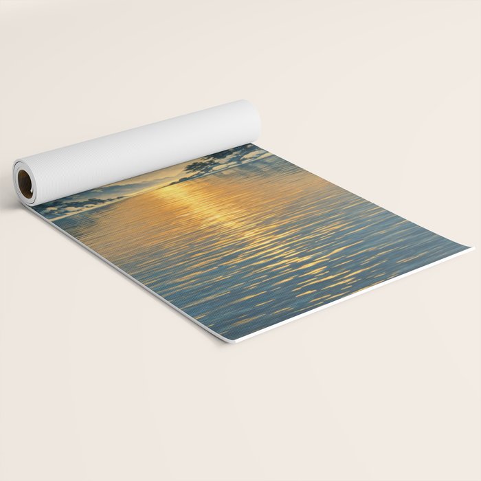 The Morning after the Blizzard in Nishigi Yoga Mat Gallery Image 2