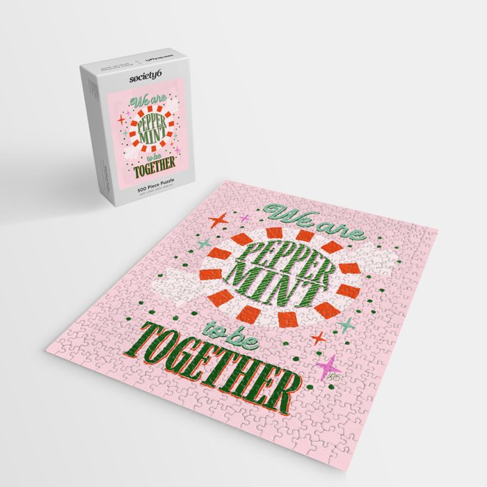 Playful Holiday Peppermint Love Jigsaw Puzzle Gallery Image 2