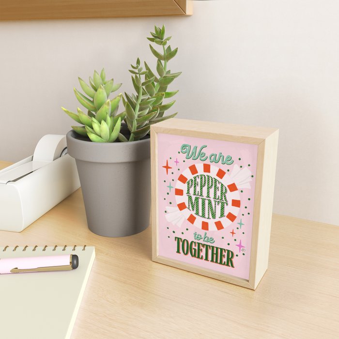 Playful Holiday Peppermint Love Mini Art Print Gallery Image 2
