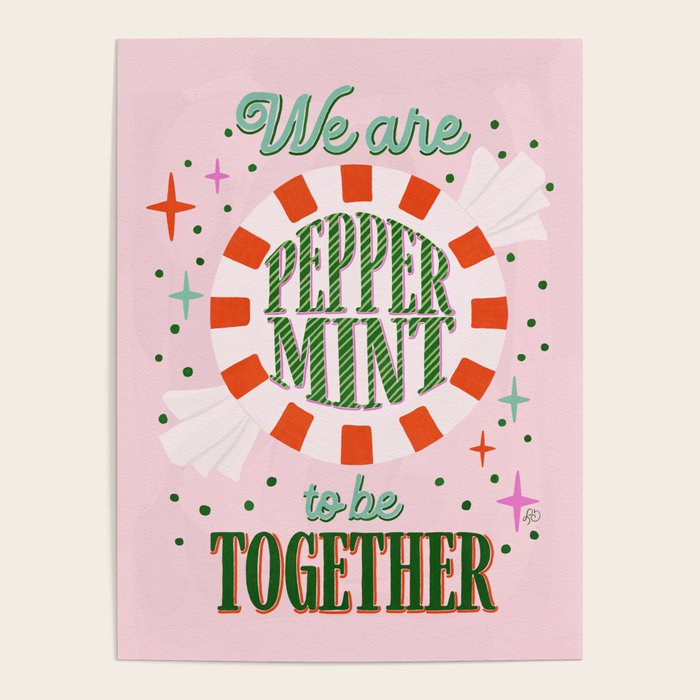 Playful Holiday Peppermint Love Poster Gallery Image 4