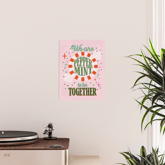 Playful Holiday Peppermint Love Poster Gallery Image 2