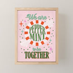 Playful Holiday Peppermint Love Mini Art Print Gallery Image 1