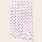 Pink love heart candy checkered pattern Wallpaper Gallery Image 2