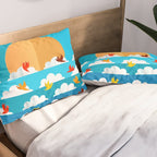 Birds Flying High In The Sky Pillow Sham Gallery Image 2