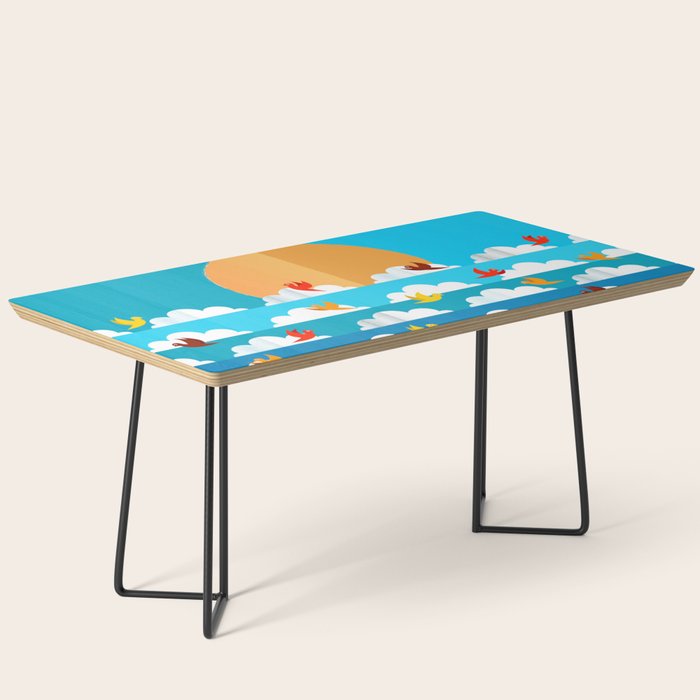 Birds Flying High In The Sky Coffee Table Gallery Image 1