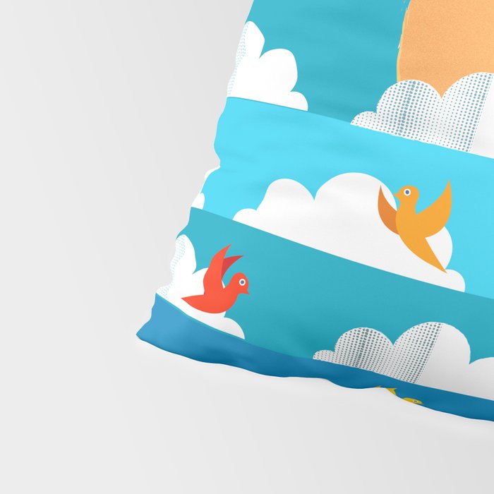 Birds Flying High In The Sky Pillow Sham Gallery Image 4