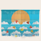 Birds Flying High In The Sky Wall Hanging Gallery Image 1