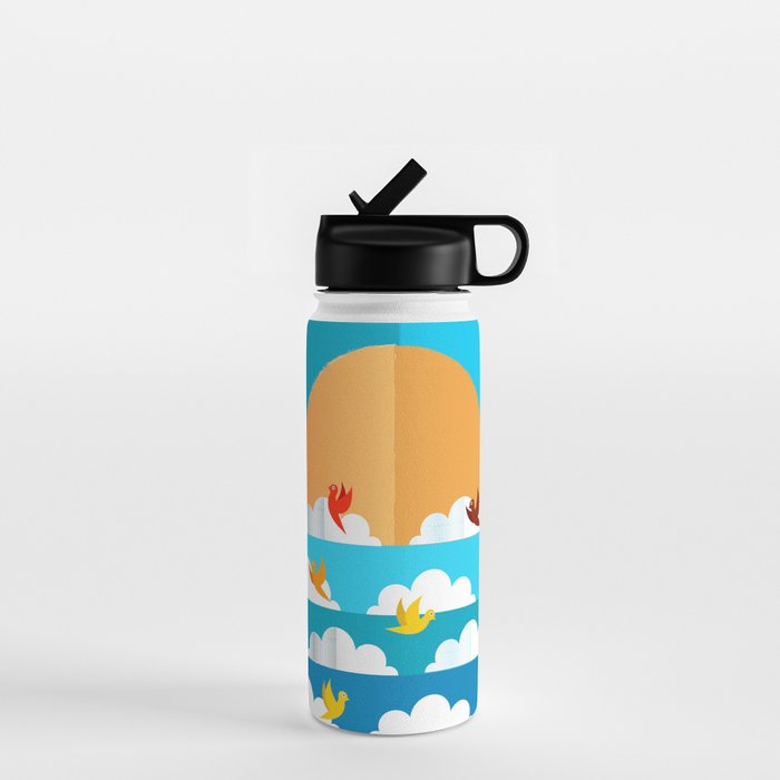 Birds Flying High In The Sky Water Bottle Gallery Image 1