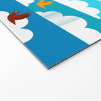 Birds Flying High In The Sky Welcome Mat Gallery Image 2
