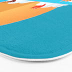 Birds Flying High In The Sky Bath Mat Gallery Image 3