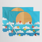 Birds Flying High In The Sky Placemat Gallery Image 1