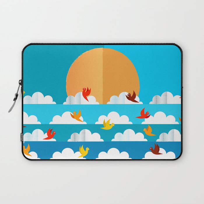 Birds Flying High In The Sky Laptop Sleeve Gallery Image 1