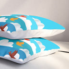 Birds Flying High In The Sky Pillow Sham Gallery Image 3