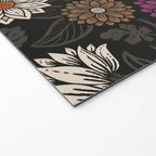Pumpkin Fall Floral Welcome Mat Gallery Image 2