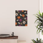 Pumpkin Fall Floral Poster Gallery Image 2