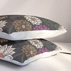 Pumpkin Fall Floral Pillow Sham Gallery Image 3