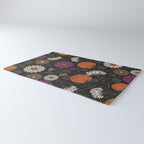 Pumpkin Fall Floral Rug Gallery Image 3